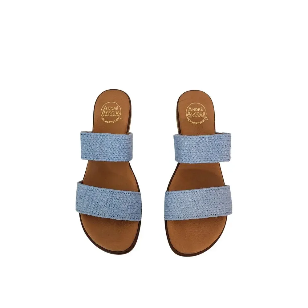 New Galia Stretch Raffia Featherweights Sandal Light 40/9.5 US